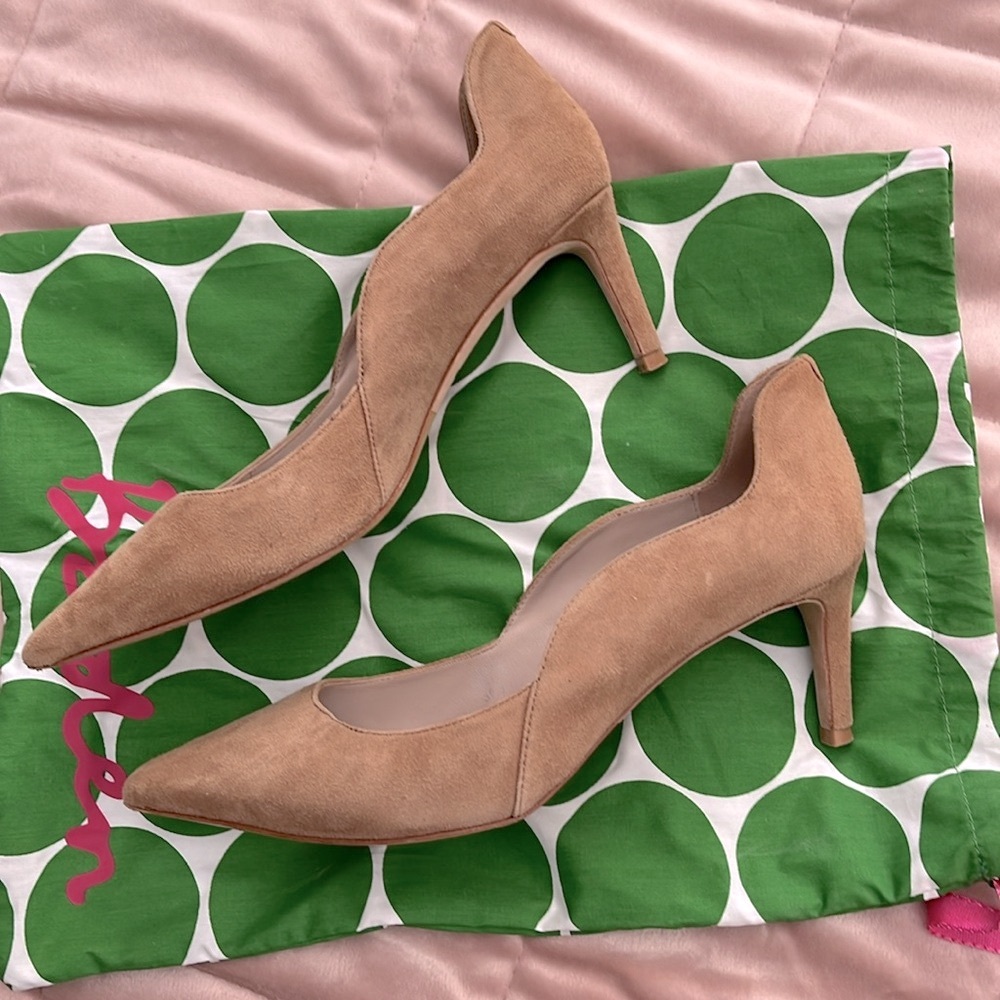 Boden Tan Suede Women's heels